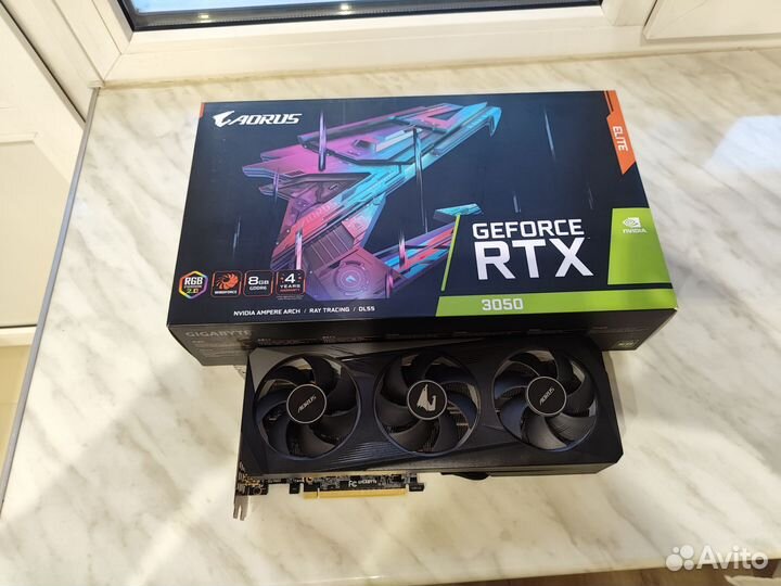 RTX 3050 8GB gigabyte aorus elit