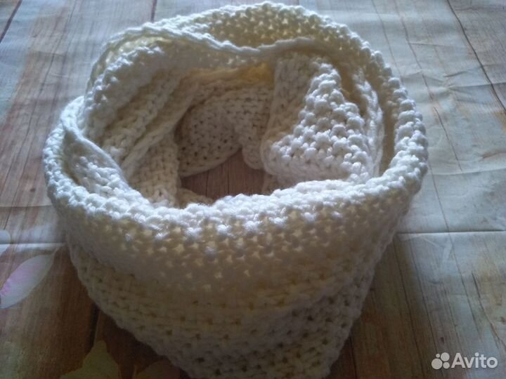Снуд вязаный ручная работа
