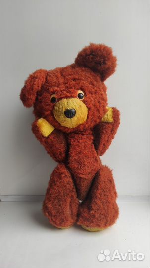 Плюшевый медведь СССР Мишка Тедди винтаж СССР 80-х