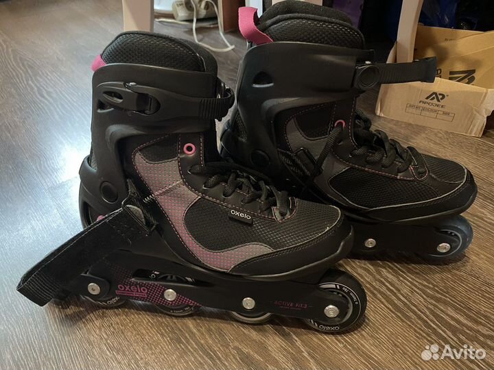 Роликовые коньки 40-41 размер oxelo