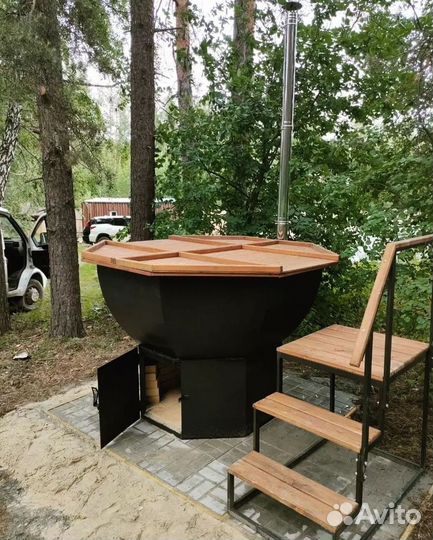 Купель уличная из лиственницы