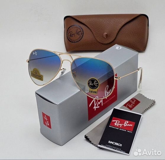 Солнцезащитные очки Ray Ban стекло premium