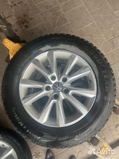 Колеса +датчики давления на volkswagen touareg r18