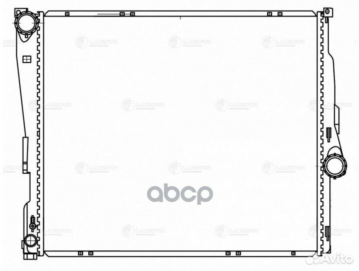 Радиатор охлаждения двигателя BMW X3 04- E83 lr