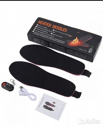 Стельки с подогревом на дистанционном управление