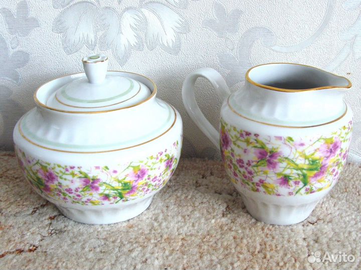 Чайный сервиз Дулёвский фарфор