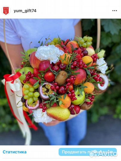 Корзина с фруктами