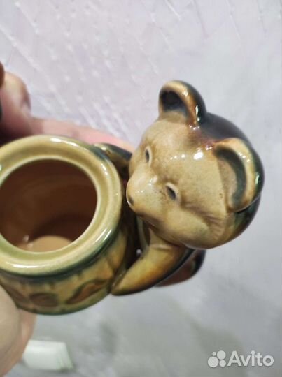 Статуэтка Мишка с бочкой меда