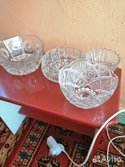 Ваза хрустальная