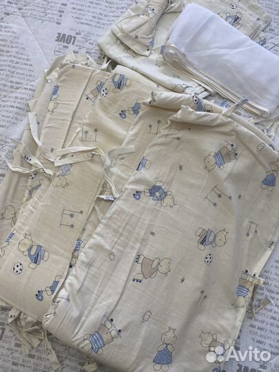 Бортики и Балдахин в детскую кроватку