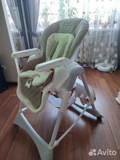Стульчик для кормления babyton трансформер 2 в 1