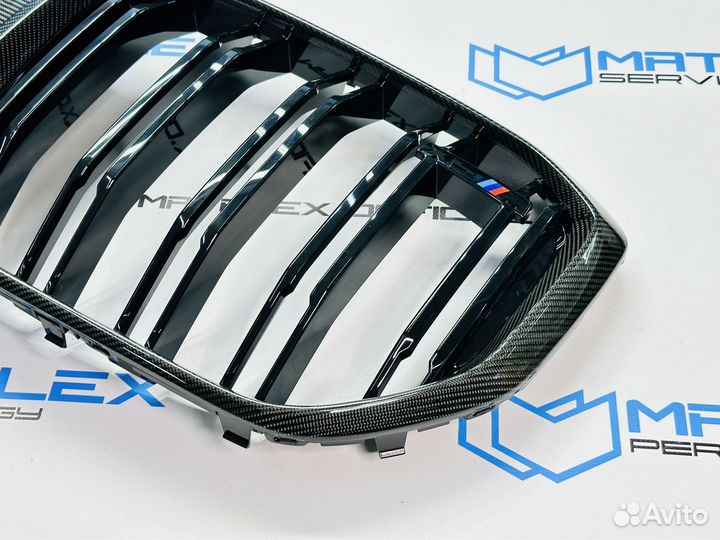 Карбон решетка радиатора BMW X5m F95, оригинал