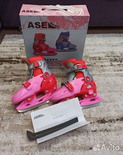 Коньки раздвижные 28-31 как новые
