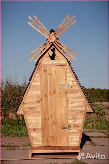 Дачный туалет с установкой ART128