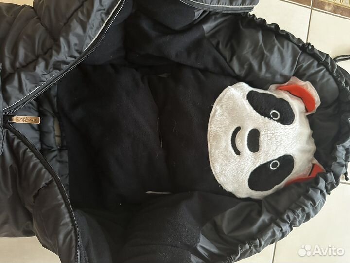 Зимний конверт в коляску санки Mansita