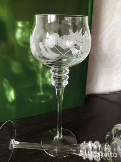 Фужер винтажный коллекционный (2 штуки)