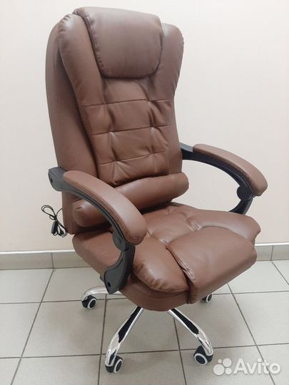 Офисное кресло руководителя с массажем