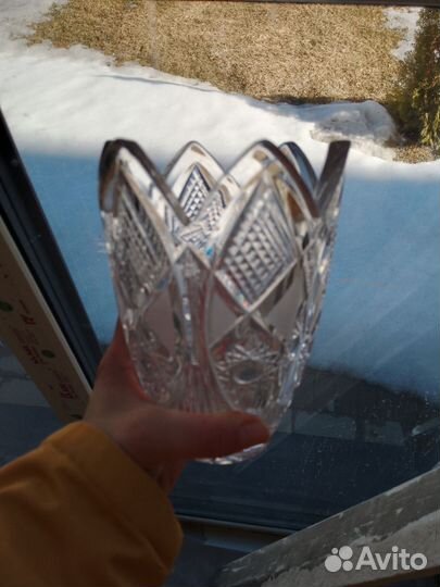 Конфетница, ваза хрустальная СССР