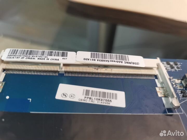 Материнская плата Lenovo Yoga 11E неисправная