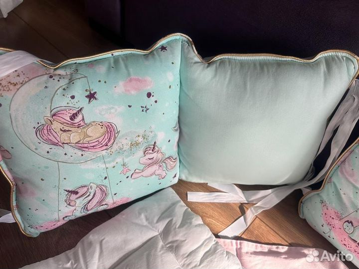 Бортики в детскую кроватку