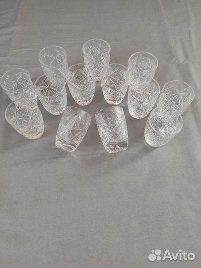 Рюмки хрусталь СССР