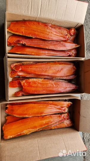 Рыба холодного копчения (филе кеты)