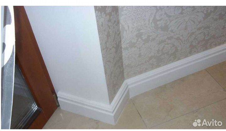 Установка плинтусов