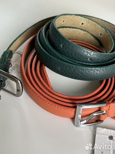 Ремень пояс женский, из натуральной кожи