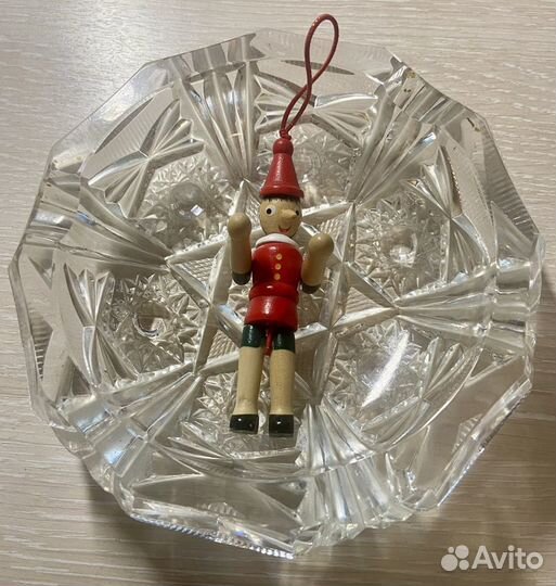 Пепельница хрусталь СССР 16см антиквариат