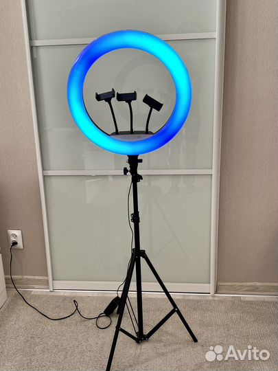 Кольцевая лампа 45 см бу