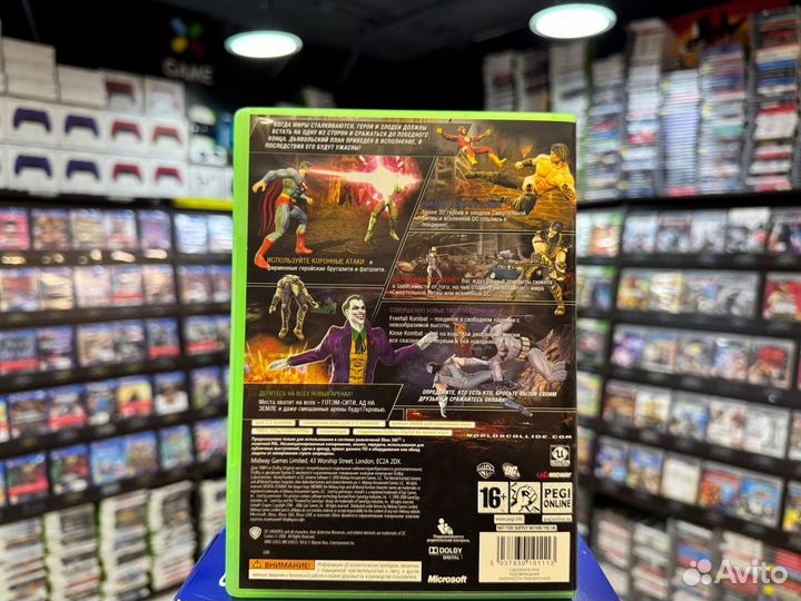 Игры для Xbox 360: Mortal Kombat vs DC Universe