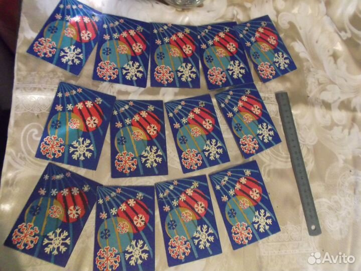 Флажки новогодние СССР