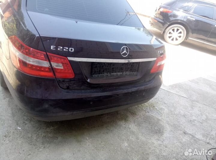 Бампер задний мерседес w212 e212 до рест