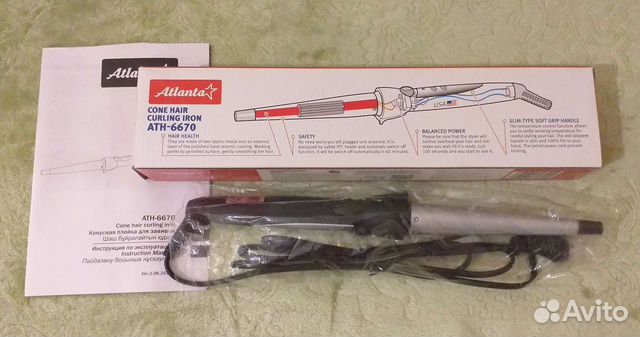 Конусная плойка для завивки