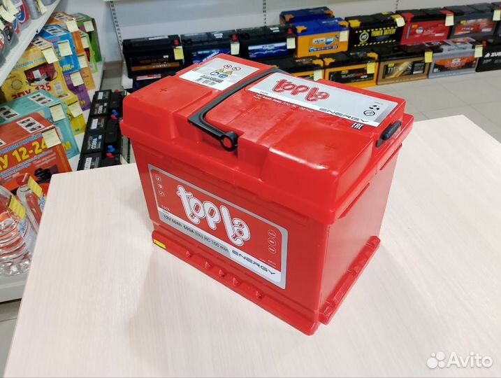 Аккумулятор автомобильный topla 60Ah 600A