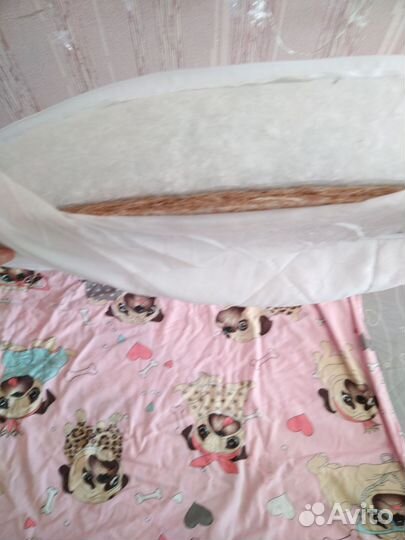 Матрас круглый в кроватку 75 на 75