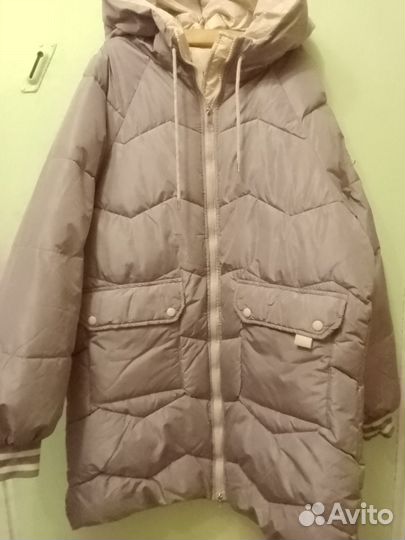 Парка зима р 50 новая лавандовый цвет
