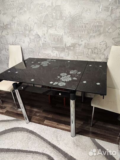 Кухонный стол и стулья бу, можно по отдельности