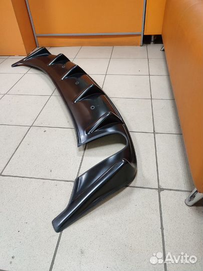 Накладка на задний бампер Lancer 10 короткая