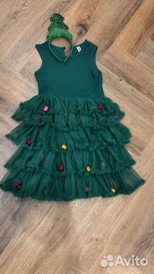 Платье елка 128