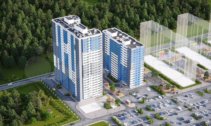 2-к. квартира, 40,7 м², 10/25 эт.