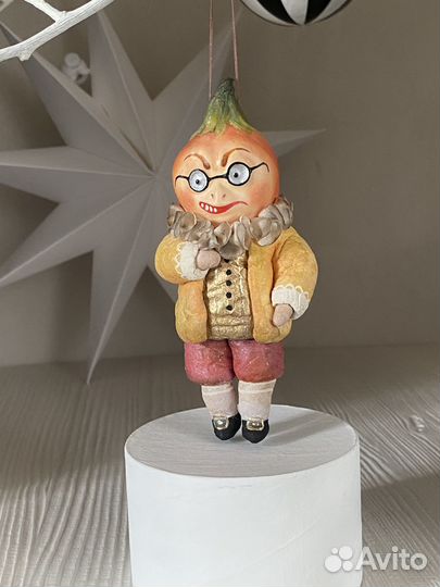 Ватная игрушка Синьор Помидор