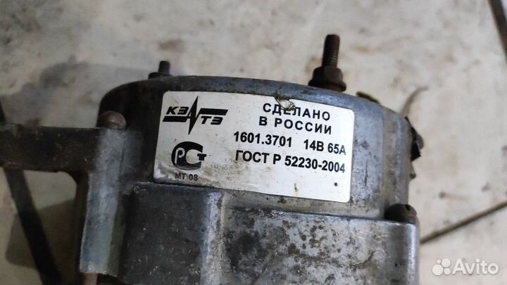 Генератор газ змз 402 волга газель 65А