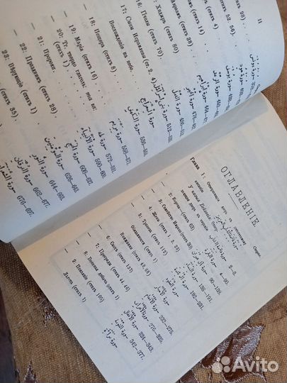 Коран на двух языках - арабском и русском. В 2-х т