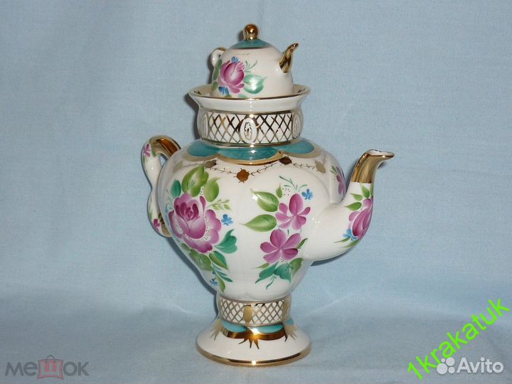 Заварочный чайник. заварник. лфз. Ручная роспись