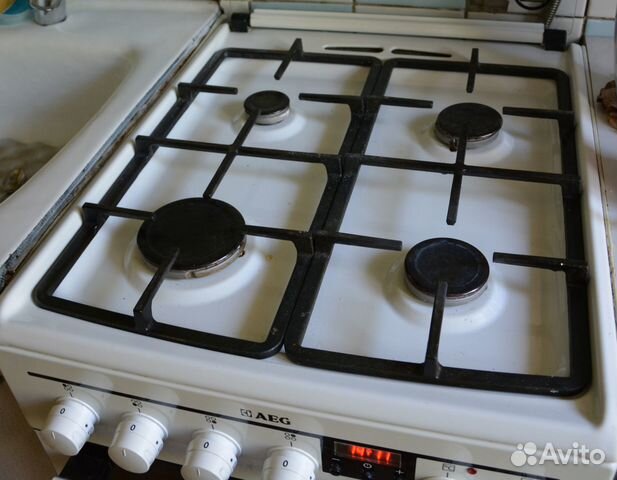 Газовая плита с электрической духовкой aeg б/у купить в Москве | Товары ...