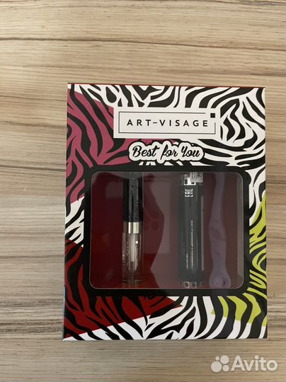 Тушь и гель для бровей набор