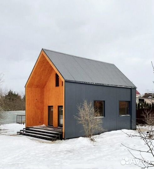 Каркасный Дом под ключ (Барнхаус)