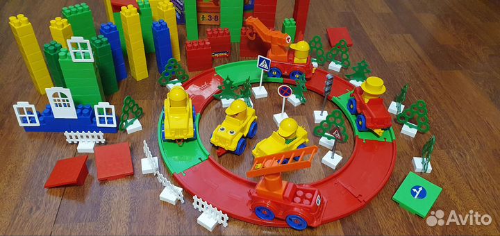 Конструктор bauer автодорога железная дорога