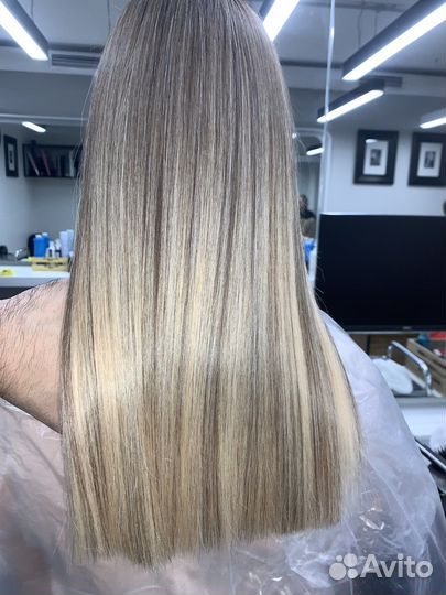 Стрижка и окрашивание волос